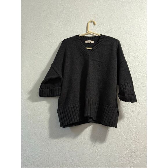 Ann Taylor Loft Oversized Wool Blend Boxy sweater M cozy warm - Picture 1 of 3